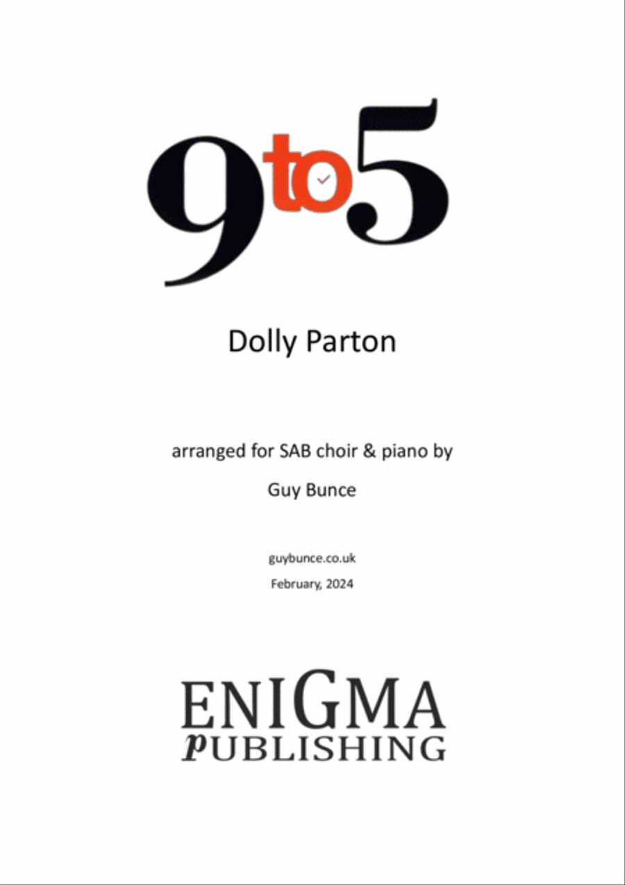 Nine To Five 3-Part scores gallery preview page 2