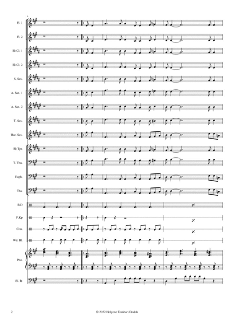 Yanabo Yanabo Large Ensemble scores gallery preview page 2
