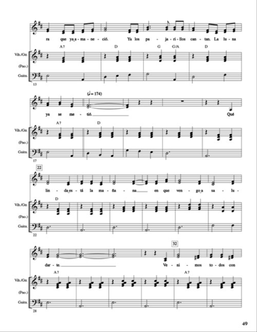 ¡Canta, mariachi, canta! ¡Canta, mariachi, canta! Choir scores gallery preview page 7