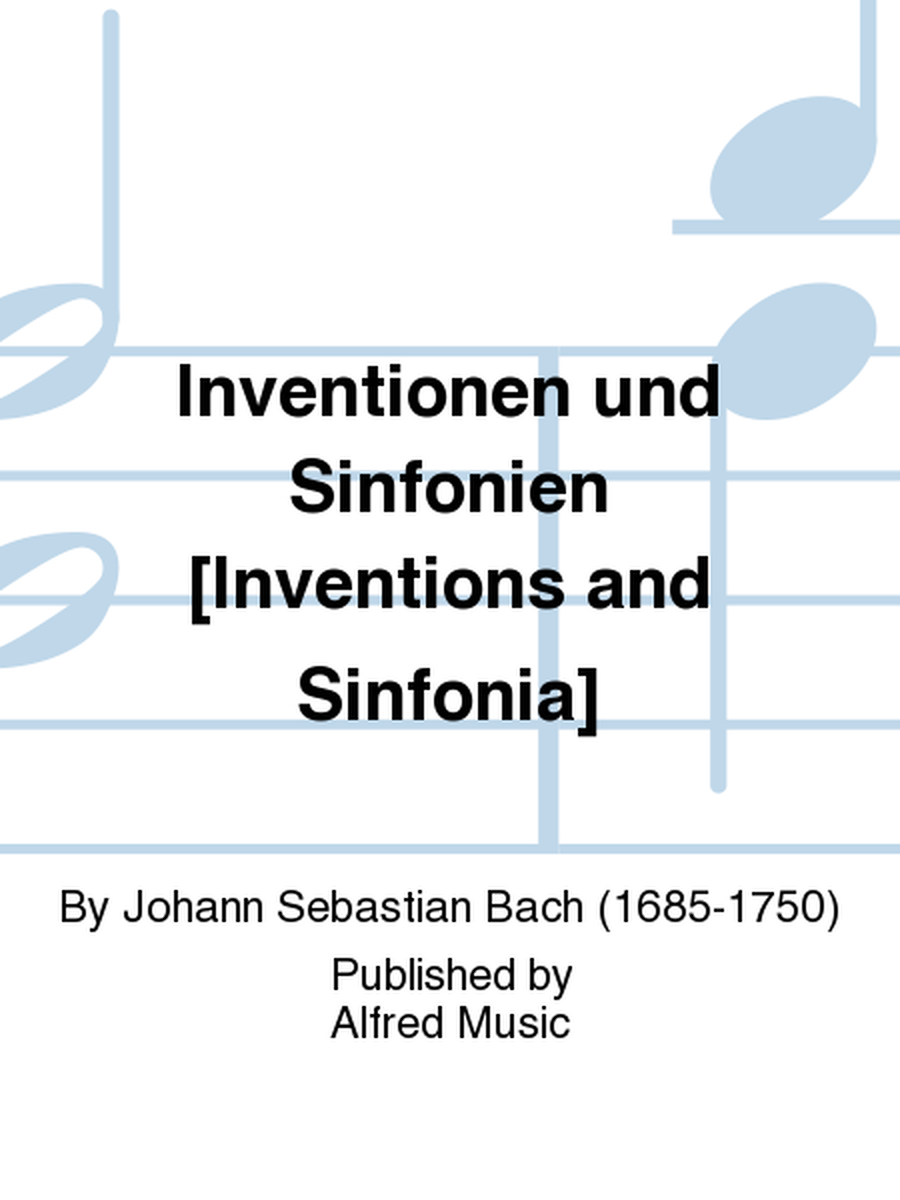 Inventionen und Sinfonien [Inventions and Sinfonia]