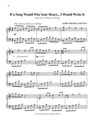 Book cover for If a Song Would Win Your Heart, I Would Write It