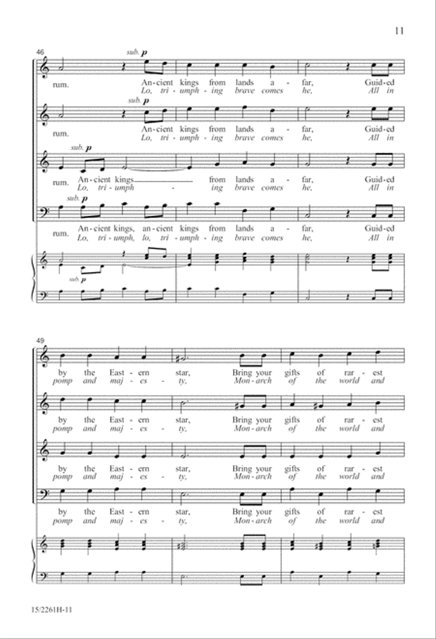 Lirum Lirum A Cappella scores gallery preview page 12