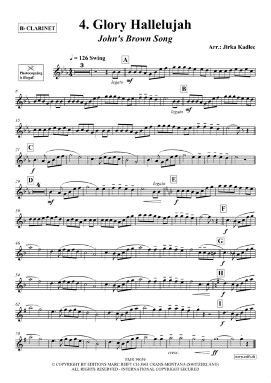 12 Greatest Dance Party Hits Clarinet Solo scores gallery preview page 5