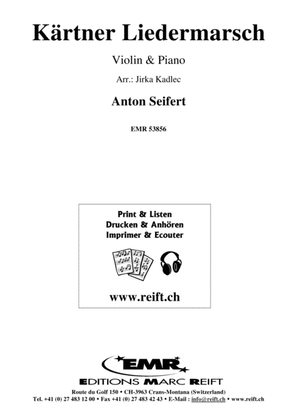 Book cover for Kartner Liedermarsch