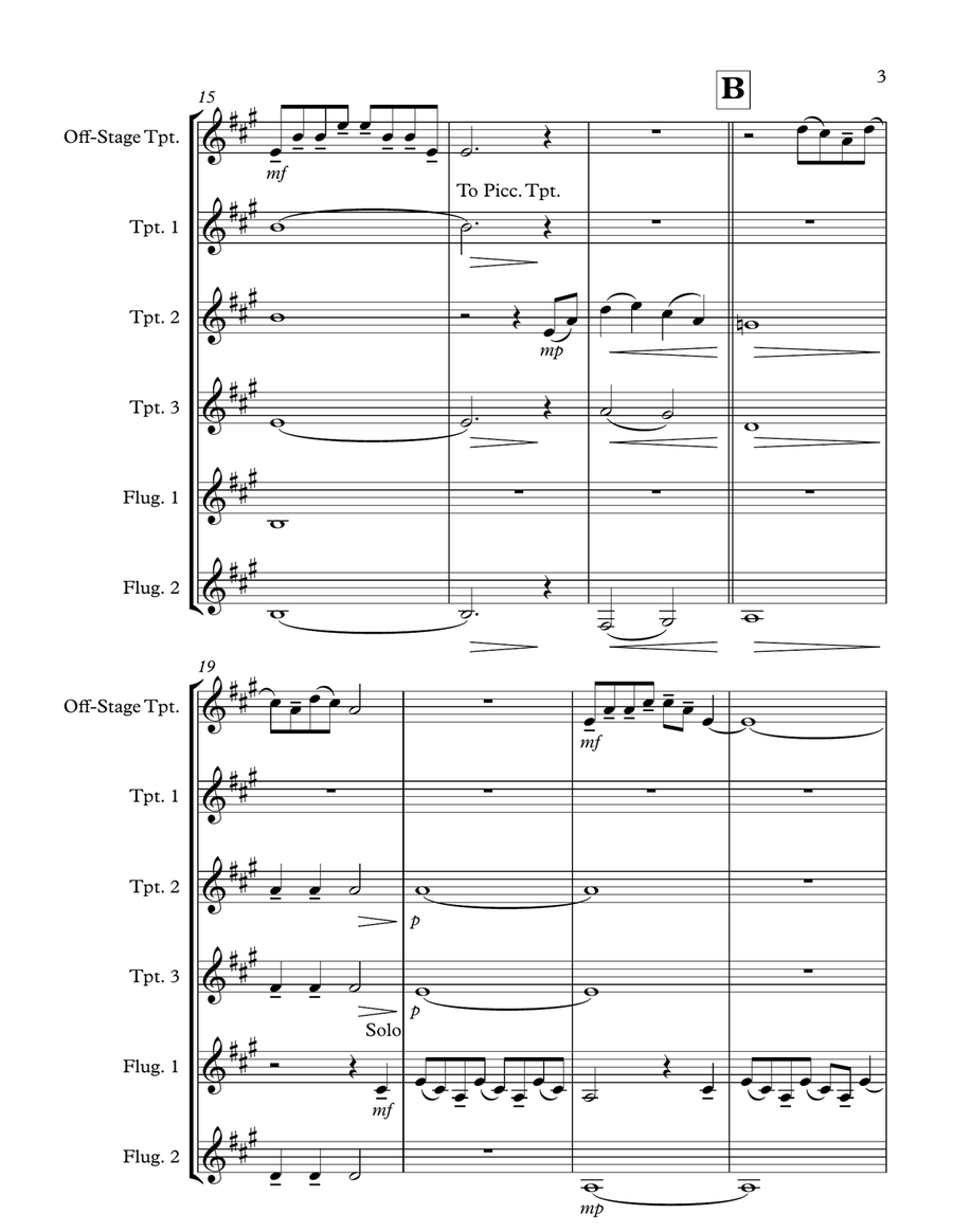 Main Title - Apollo 13 Brass Ensemble scores gallery preview page 3