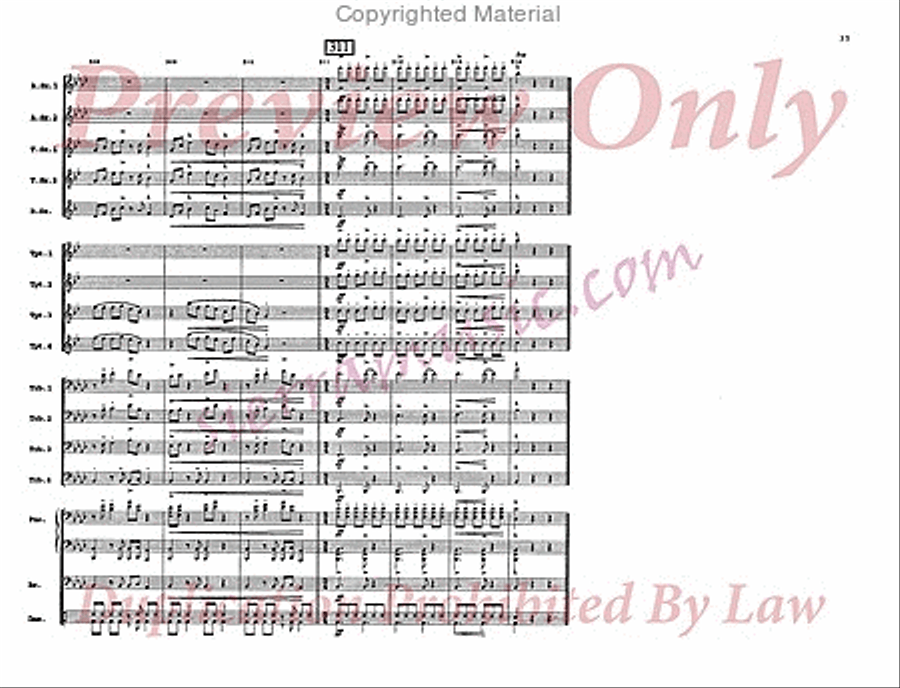Dorian Blue Big Band scores gallery preview page 36