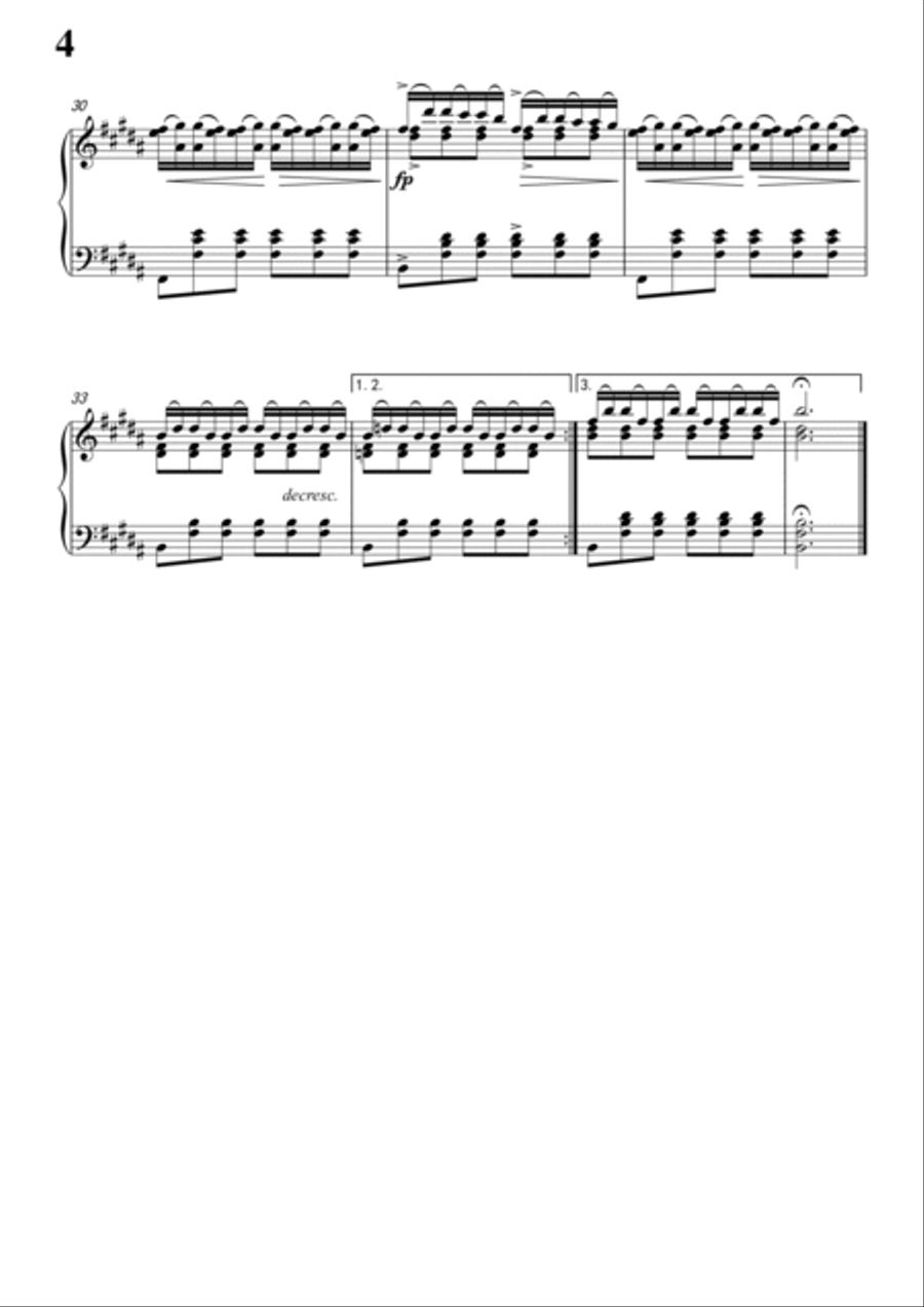 Schubert-Auf dem Wasser zu singen inB for Vocal and Piano Voice scores gallery preview page 5
