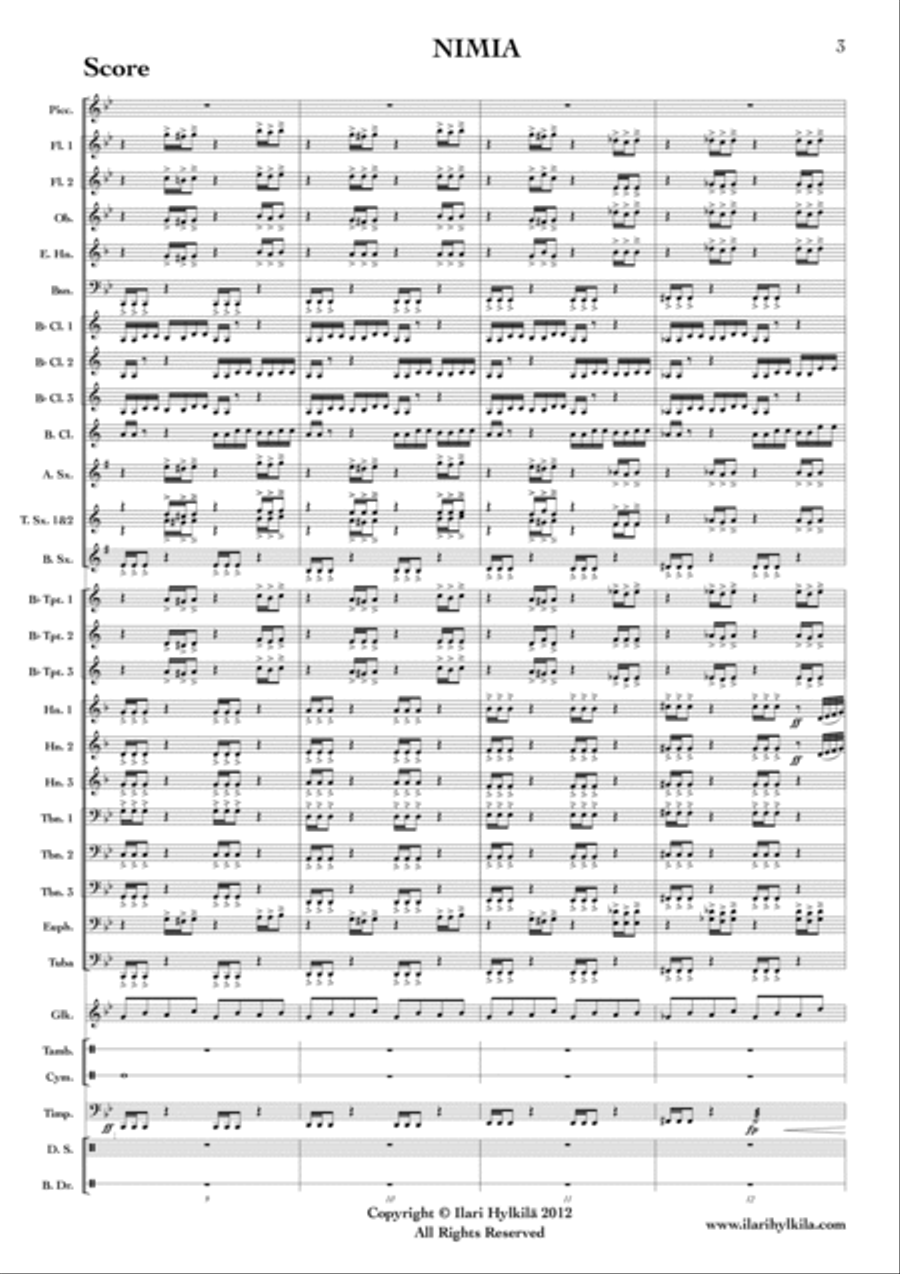 Nimia Concert Band scores gallery preview page 5