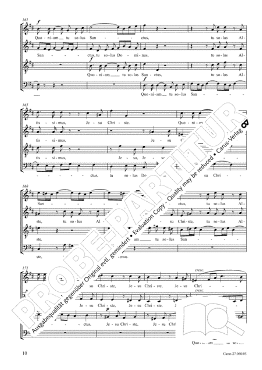 Messe a quatre voix 4-Part scores gallery preview page 11