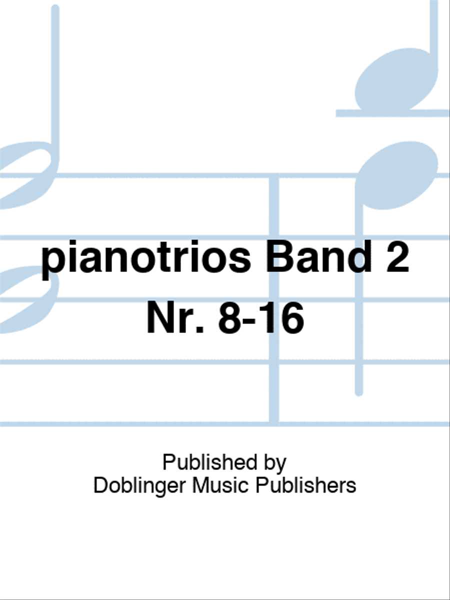 Klaviertrios Band 2 Nr. 8-16 Piano Trio scores gallery preview page 1