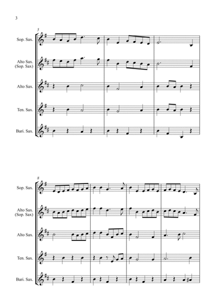 The King of the Fairies - SATB or AATB Saxophone Quartet image number null