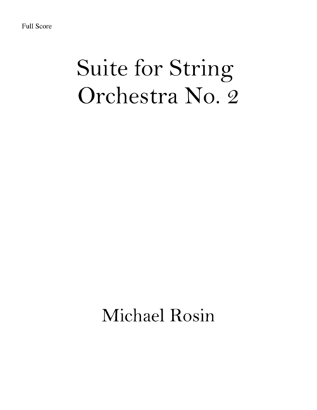 Suite for Strings No.2 - Mvt. I image number null