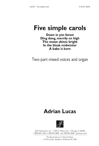 Five Simple Carols image number null