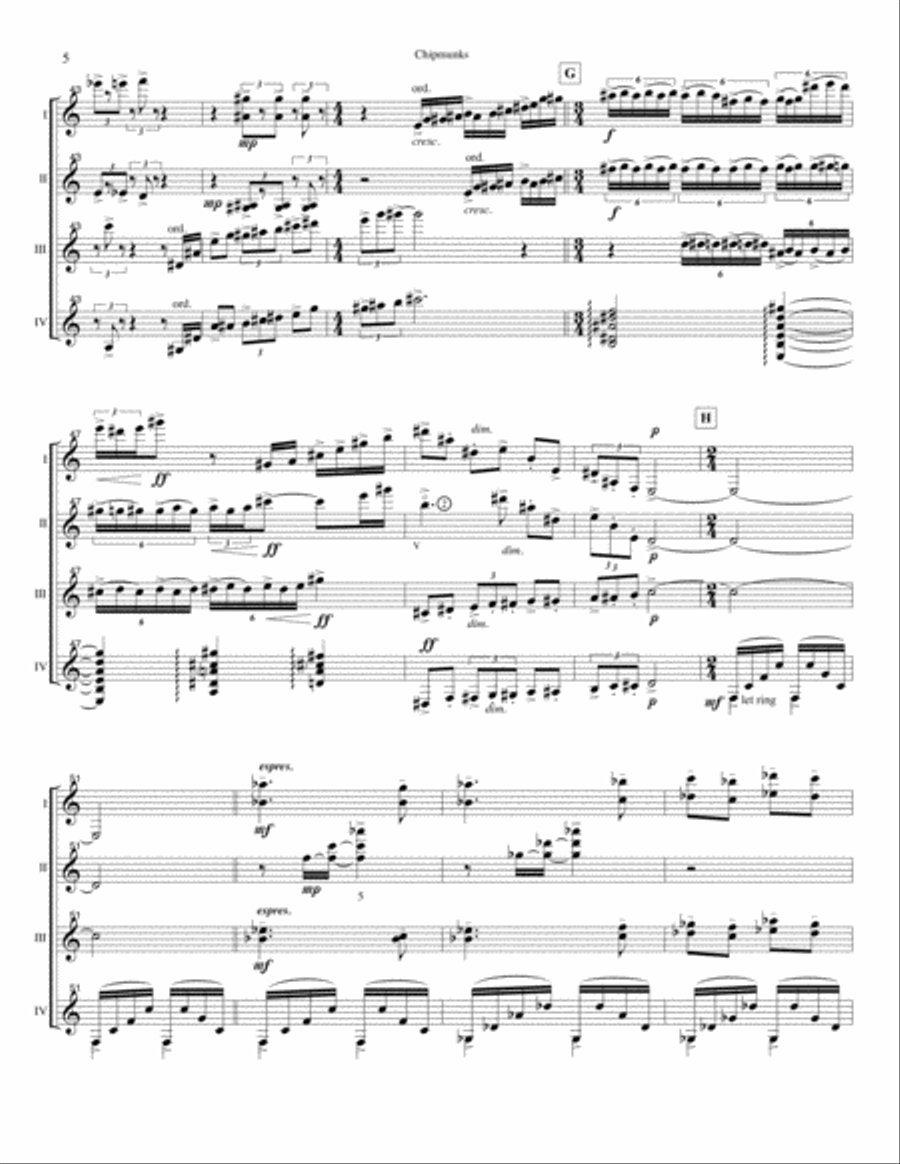 Chipmunks Small Ensemble scores gallery preview page 5