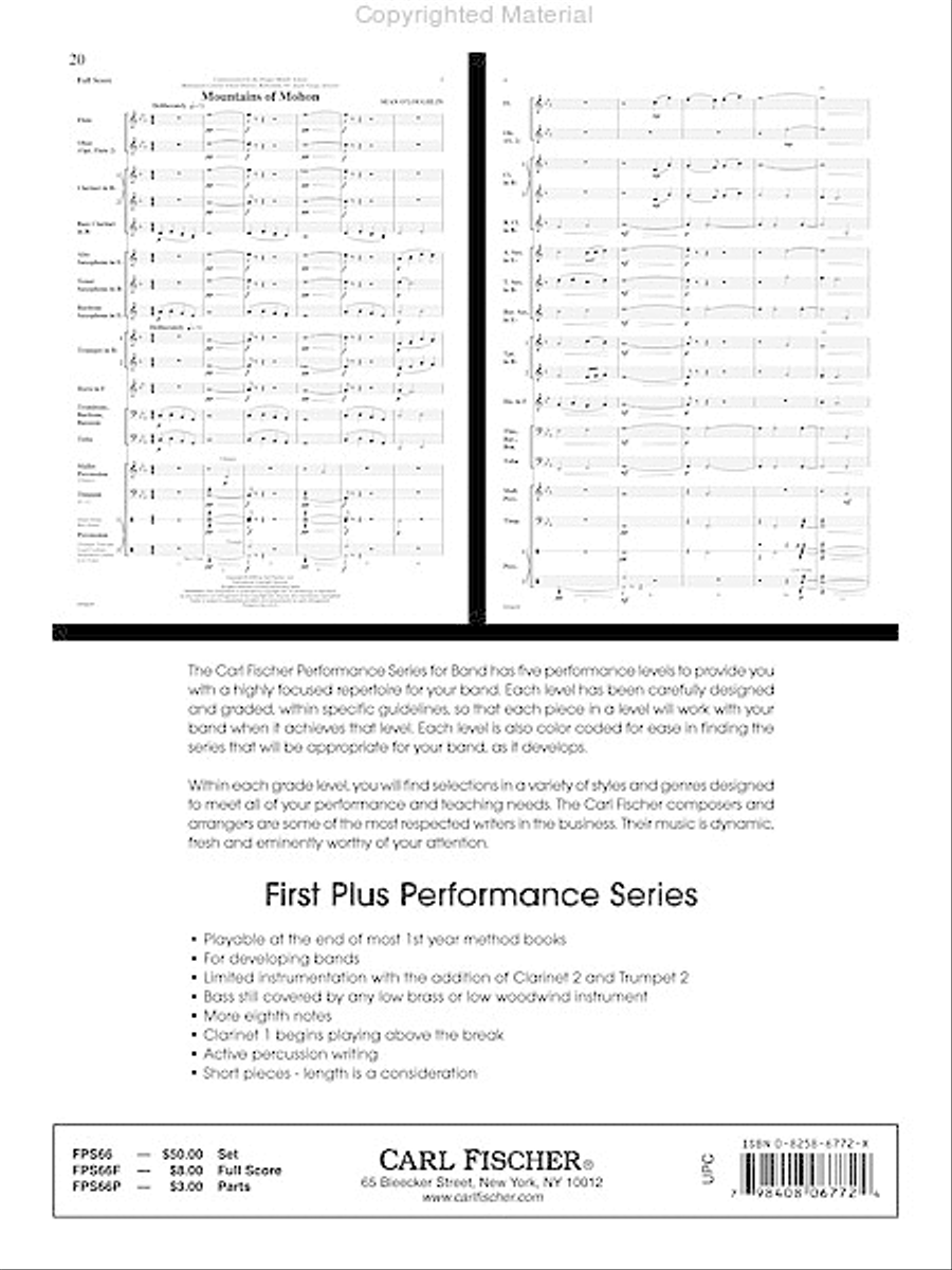 Atlantic Crossing Concert Band scores gallery preview page 21