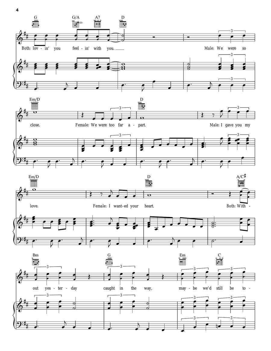 That Lovin' You Feelin' Again Piano, Vocal, Guitar scores gallery preview page 4