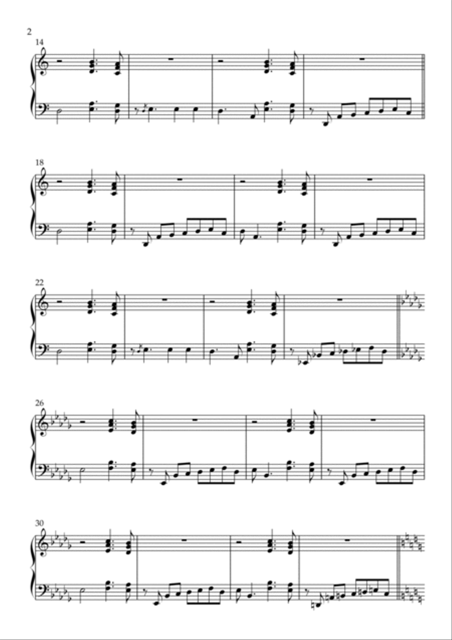 So What Piano Solo scores gallery preview page 2