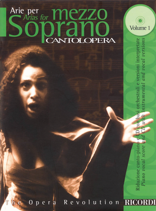 Book cover for Cantolopera: Arias for Mezzo-Soprano - Volume 1