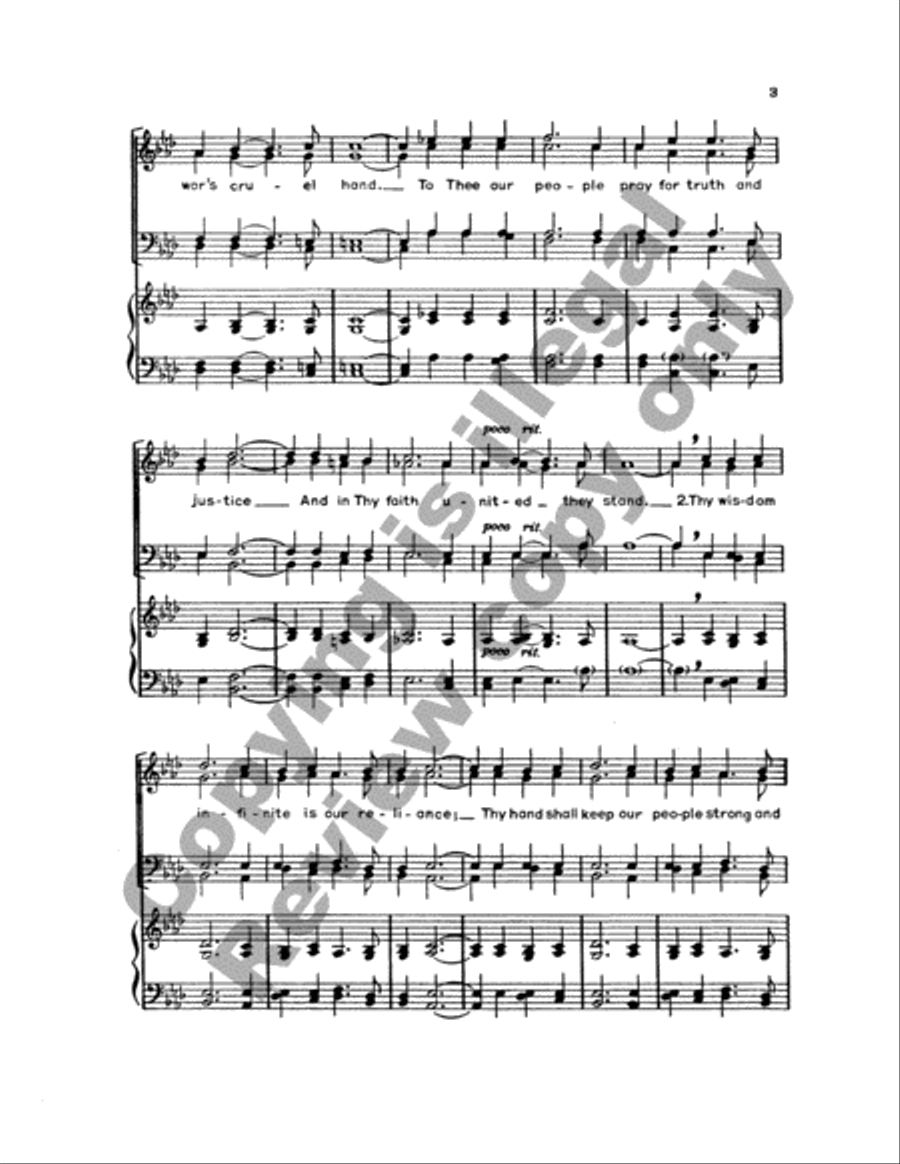Finlandia Hymn TTBB scores gallery preview page 6