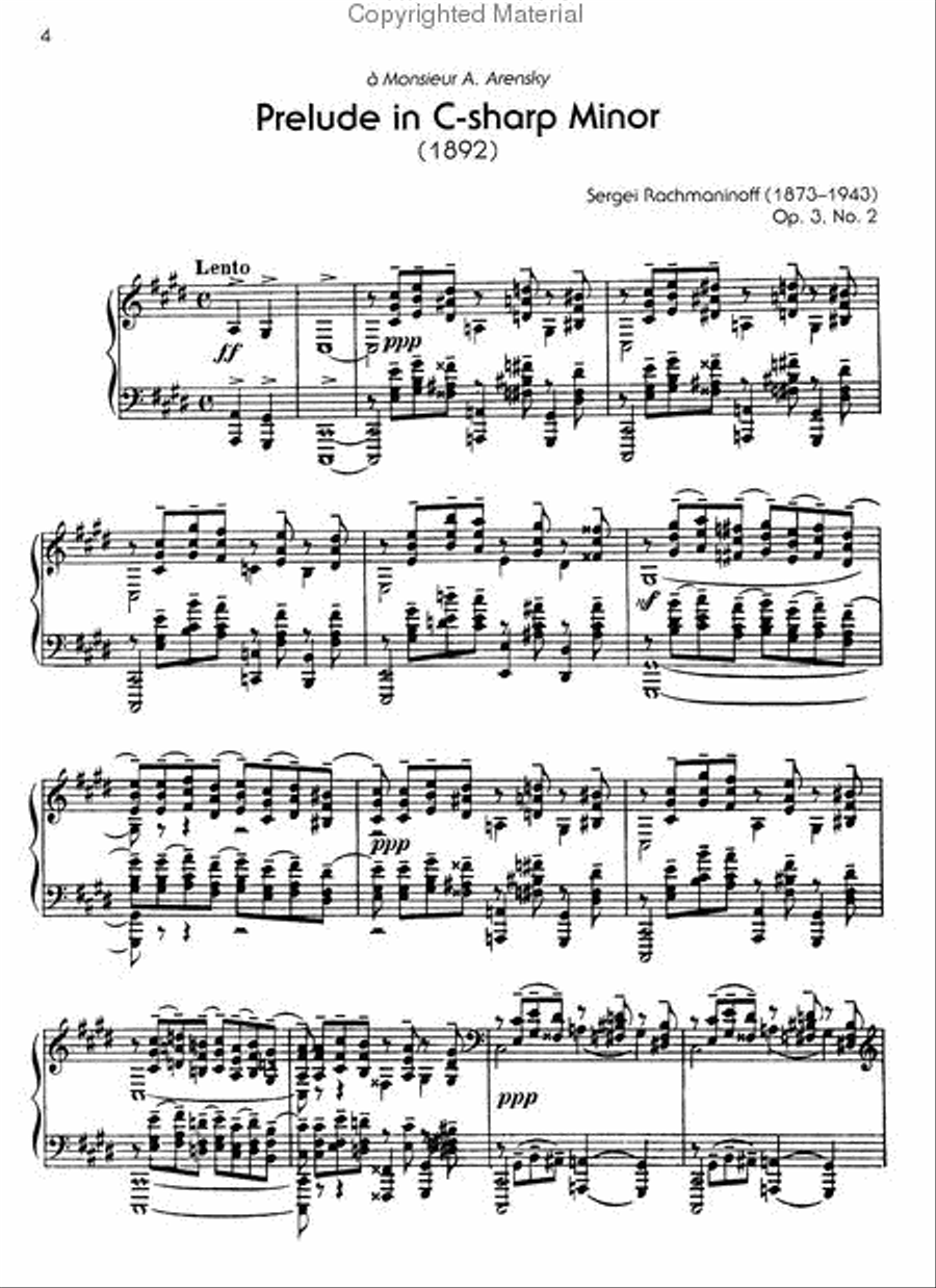 The Piano Works of Rachmaninoff, Volume 1 Piano Solo scores gallery preview page 5