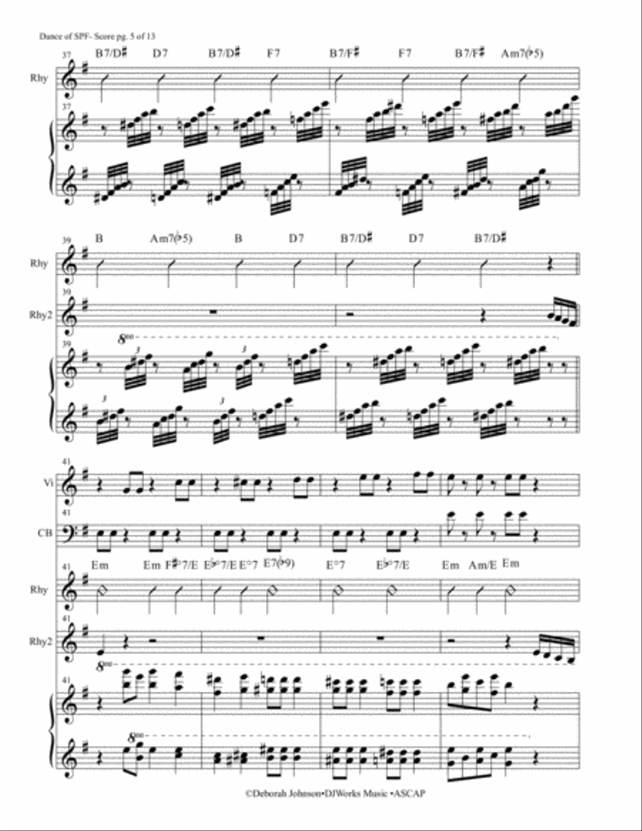 Dance of the Sugar Plum Fairy-Full Score Score scores gallery preview page 6