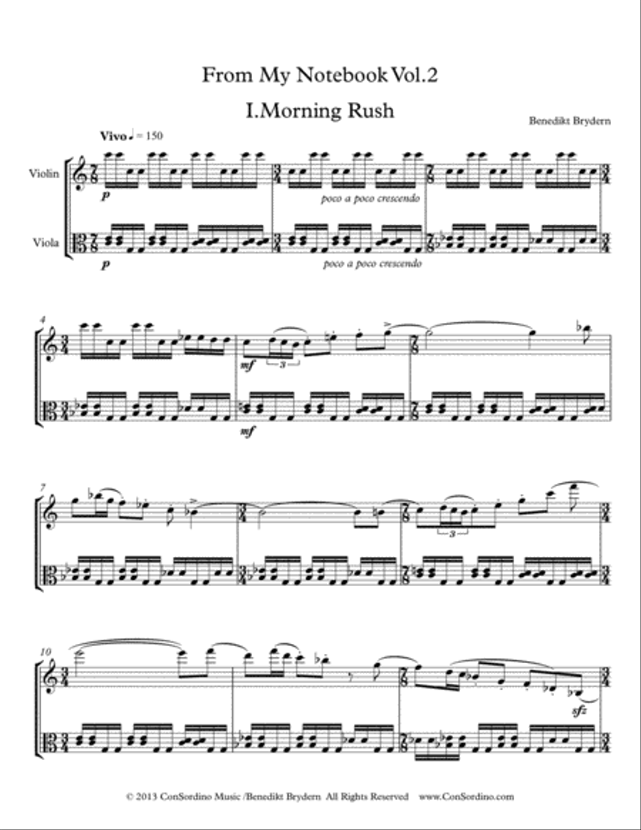 From my Notebook Vol.2 String Duet scores gallery preview page 2