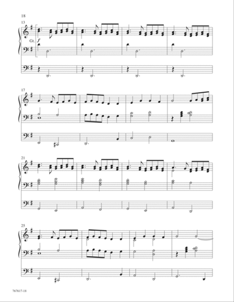 Tidings of Joy! Promises of Peace Organ Solo scores gallery preview page 10