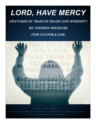 Book cover for Lord, Have Mercy (from "Mass of Praise and Worship") (SAB)