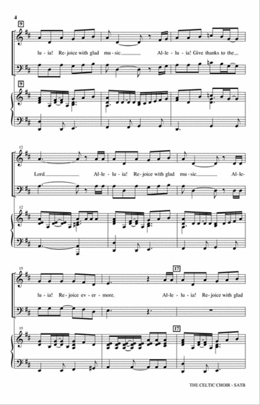 The Celtic Choir 4-Part scores gallery preview page 5