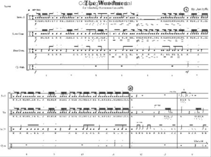 Drum and Fyffe Cadence Collection Percussion scores gallery preview page 3