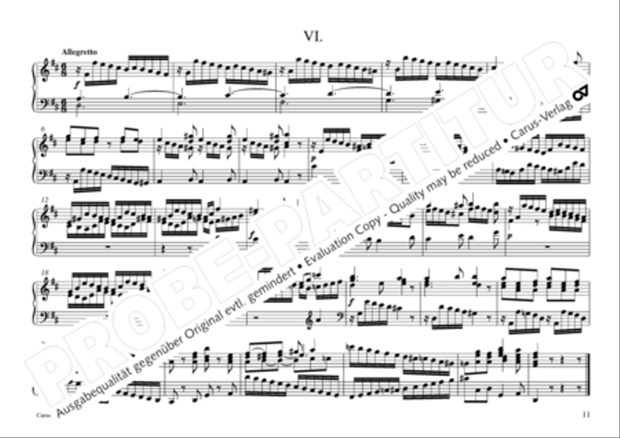 Vogler, 32 Preludes pour l' Orgue ou Pianoforte Piano scores gallery preview page 12