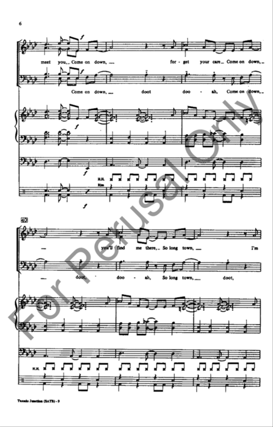 Tuxedo Junction Divisi scores gallery preview page 6