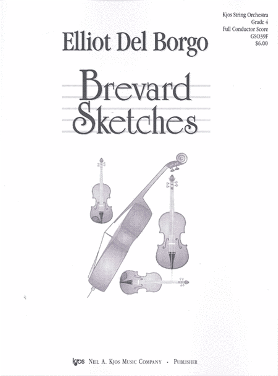 Brevard Sketches - Score String Orchestra scores gallery preview page 1