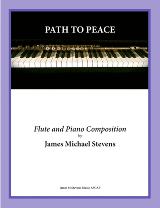 Book cover for Path to Peace - Flute and Piano