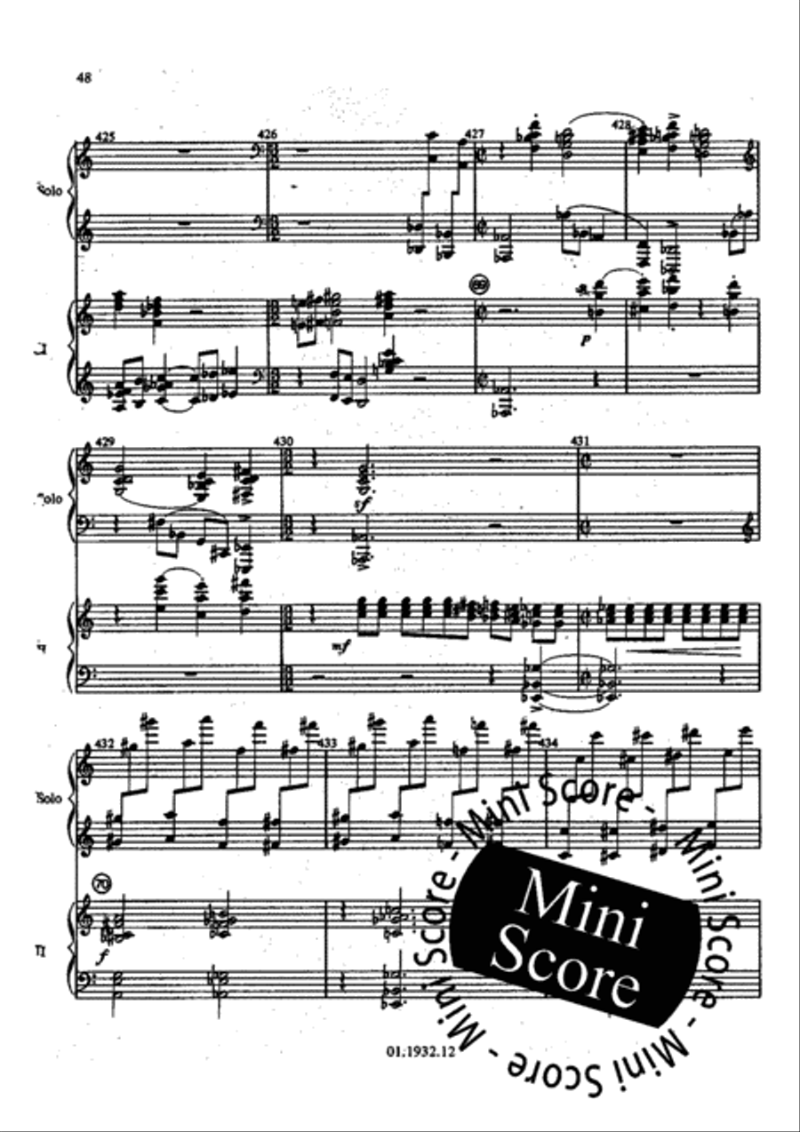 Concert Variations Concert Band scores gallery preview page 50
