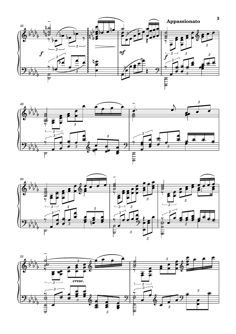 The Jasmine in June and Variation no.18 Piano Solo scores gallery preview page 3