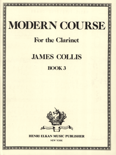 Modern Course for Clarinet Book 3