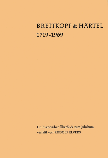 Breitkopf & Haertel 1719-1969