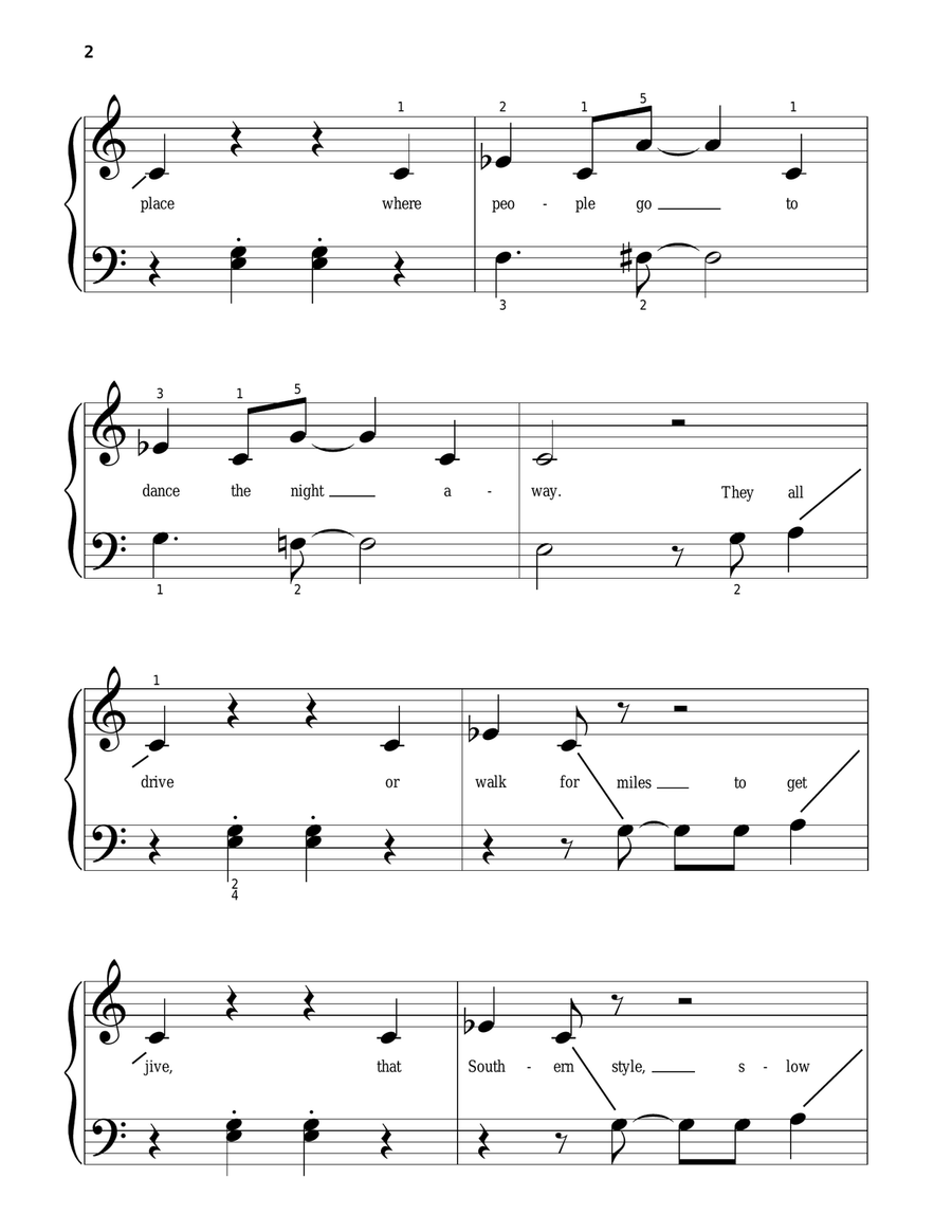 Tuxedo Junction (arr. Phillip Keveren) Easy Piano scores gallery preview page 2