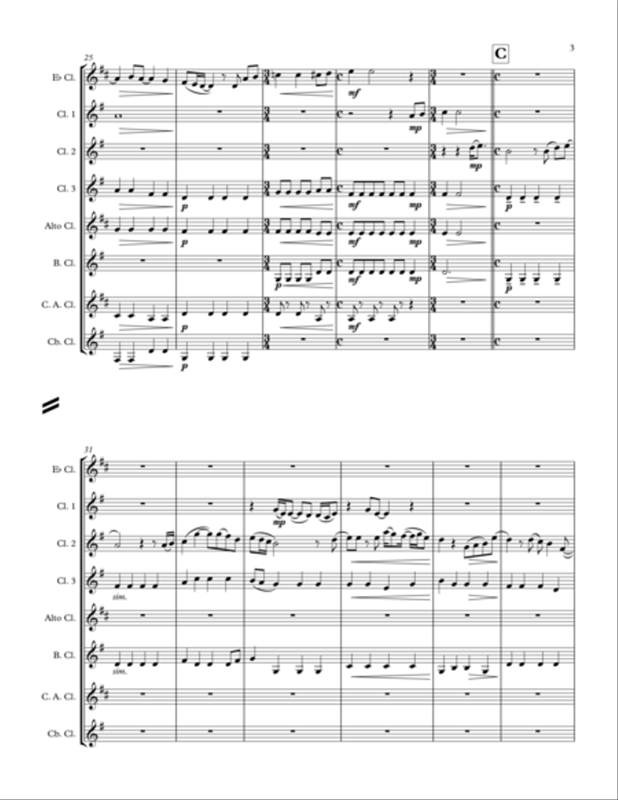 Hey Jude Woodwind Ensemble scores gallery preview page 5