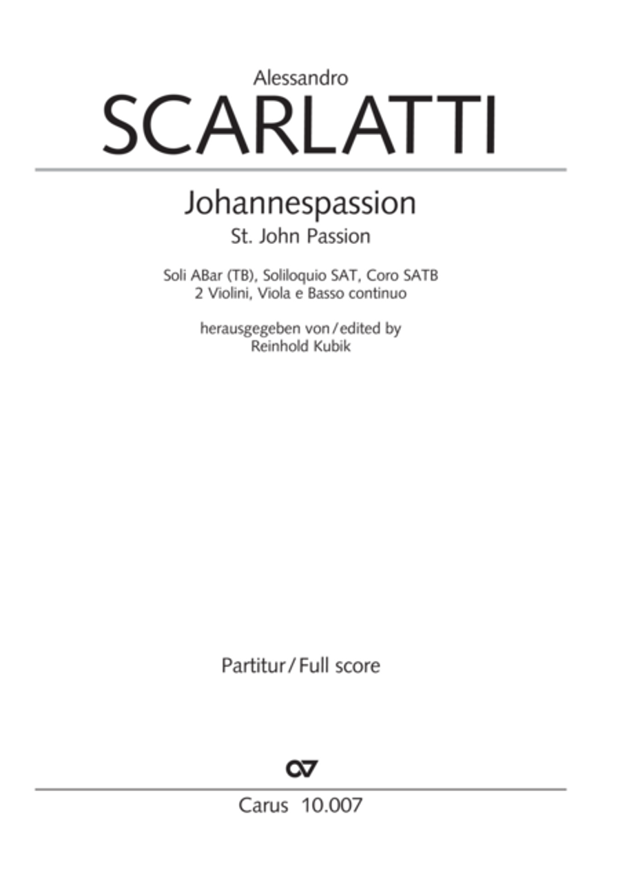 St. John Passion (Johannes-Passion)