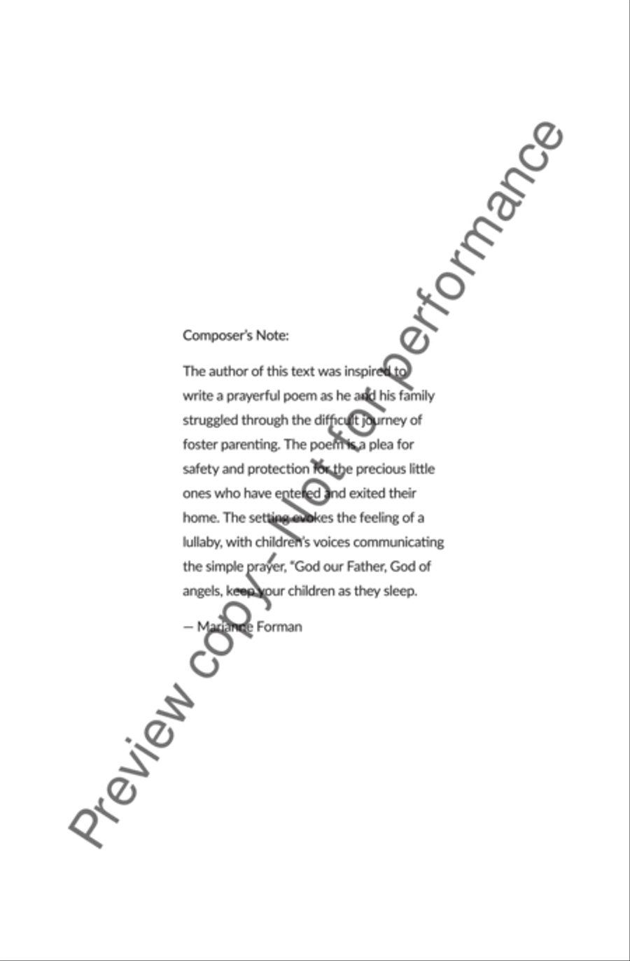 Keep Your Children Keep Your Children 4-Part scores gallery preview page 3