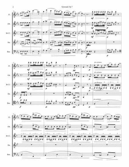 Serenade Op. 7 image number null