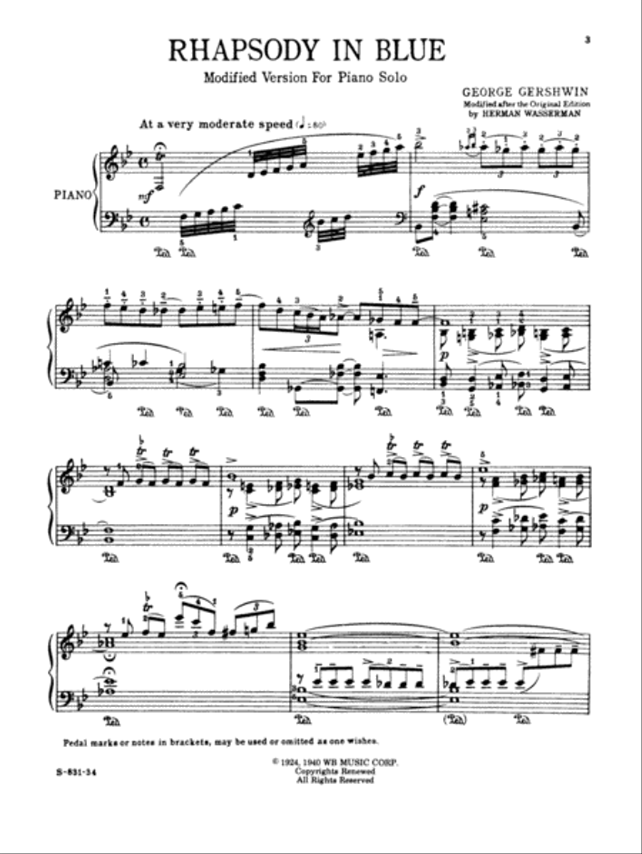 Rhapsody in Blue Small Ensemble scores gallery preview page 4