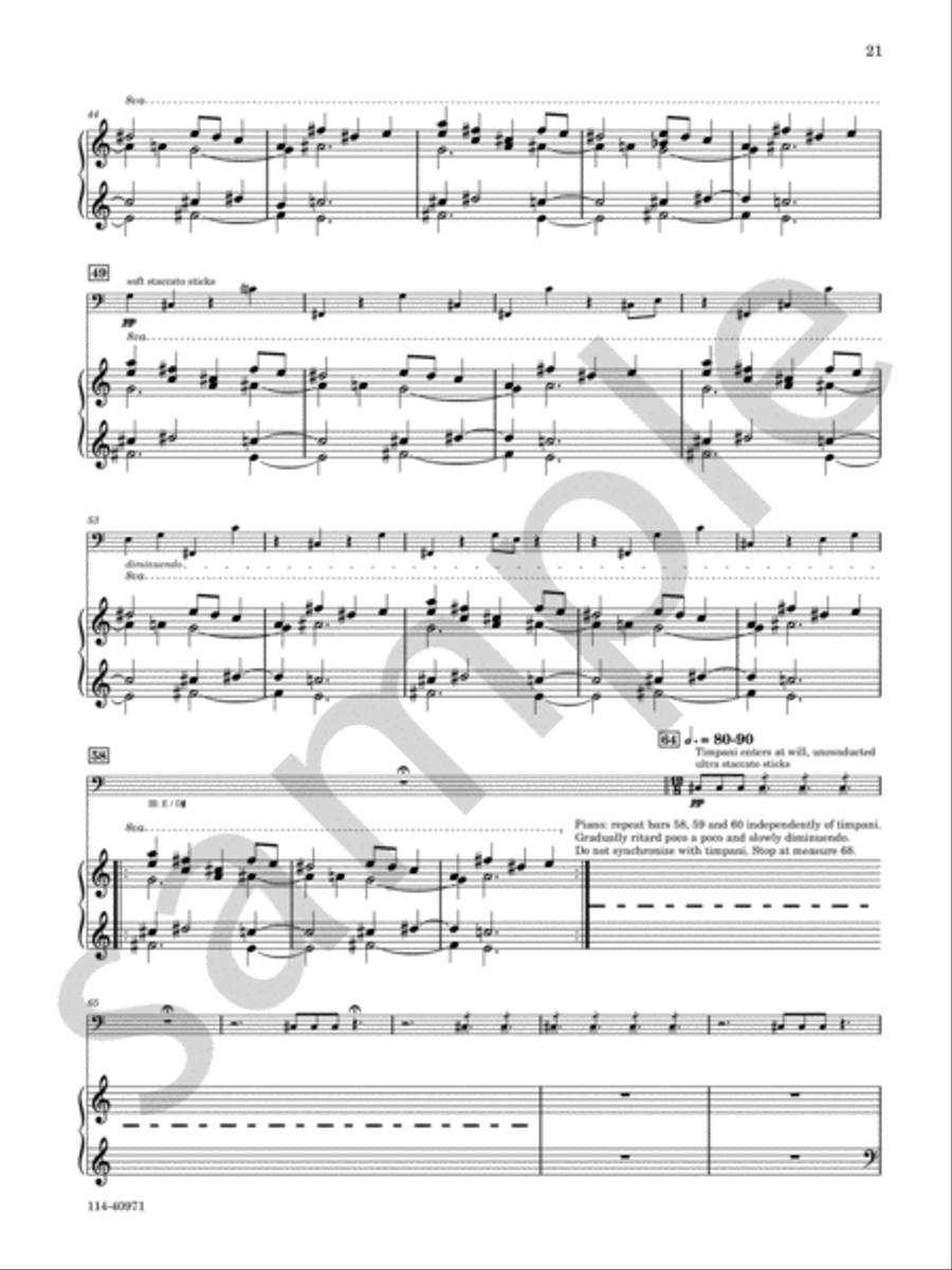 Concerto No. 1 Chamber Music scores gallery preview page 10
