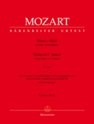 Book cover for Missa in C minor K. 427 "Great Mass in C minor"