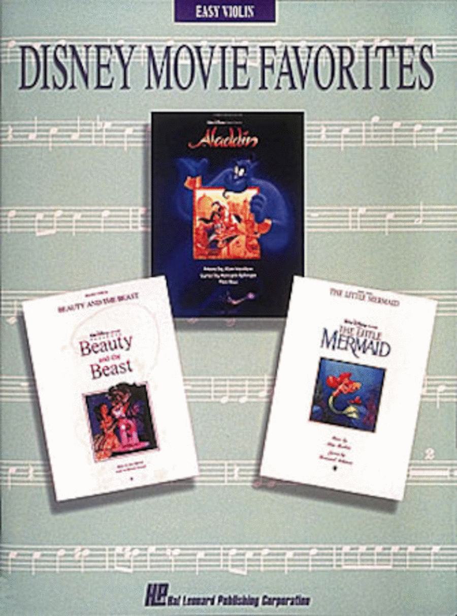 Disney Movie Favorites by Various Violin Solo - Sheet Music
