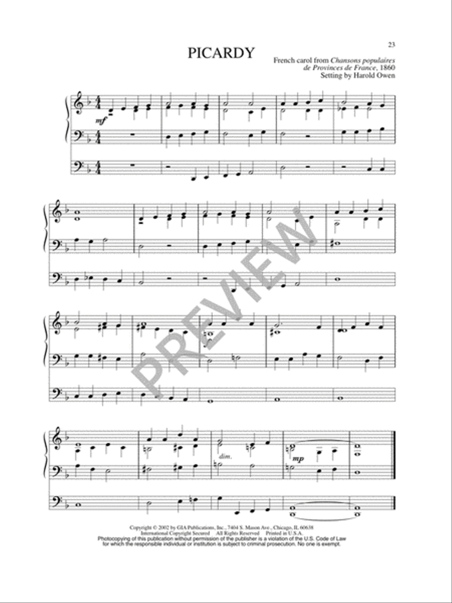 Twenty-Five Organ Harmonizations - Volume 2 Organ scores gallery preview page 25