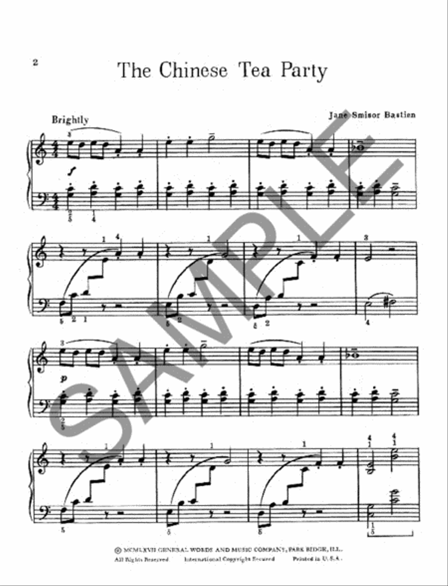 The Chinese Tea Party The Chinese Tea Party Piano Method scores gallery preview page 2