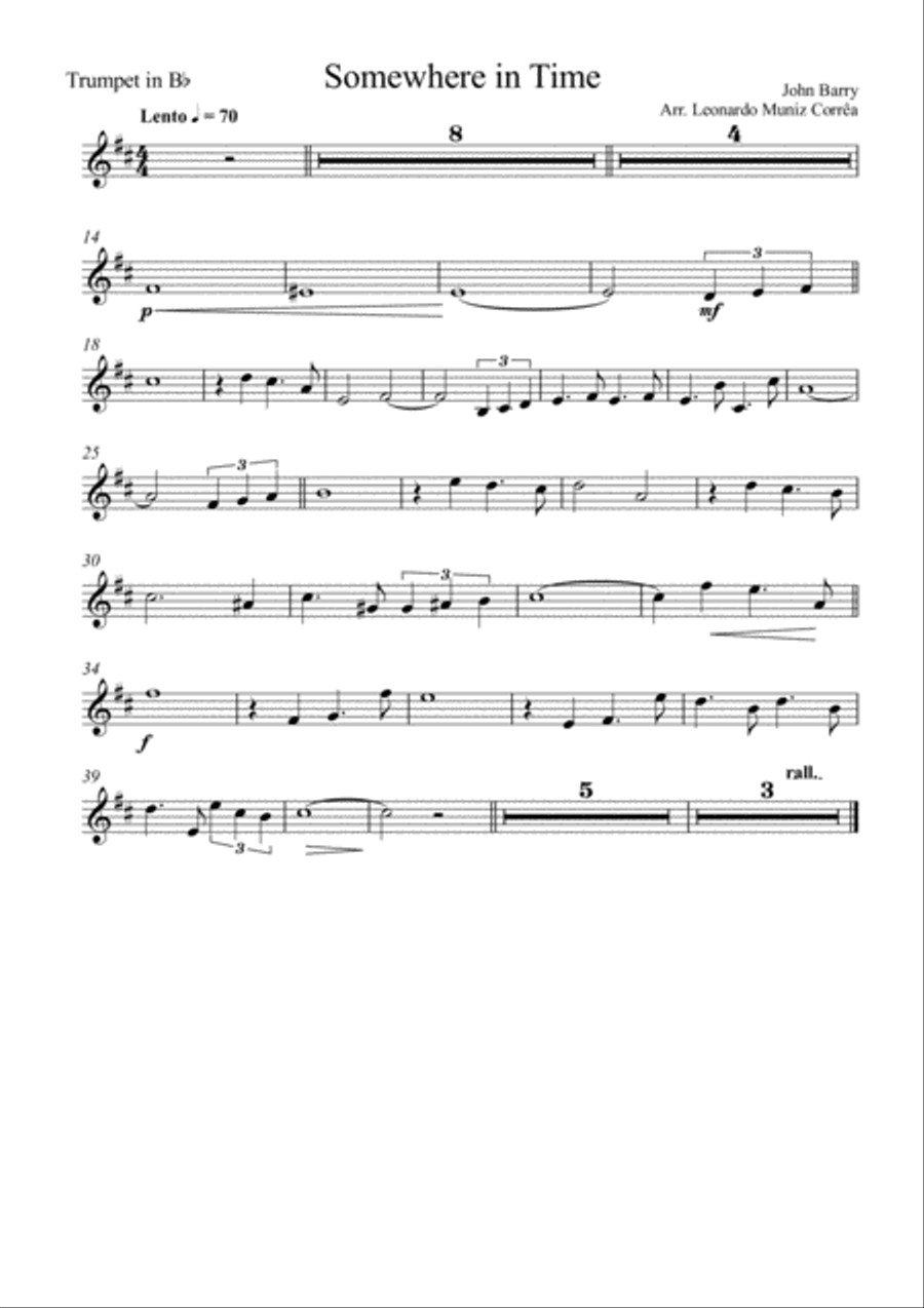 Somewhere In Time Large Ensemble scores gallery preview page 4
